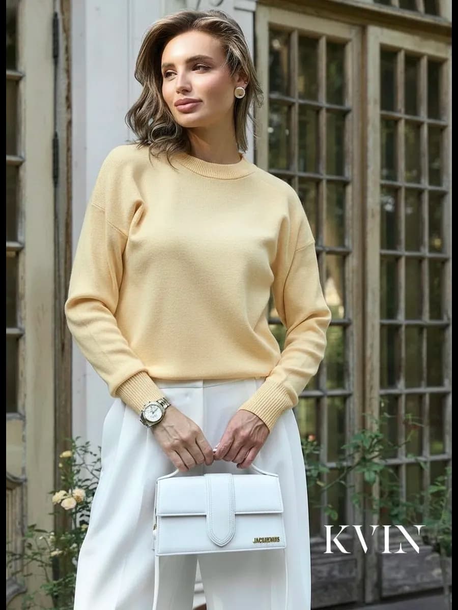 Джемпер вязаный - фото 1