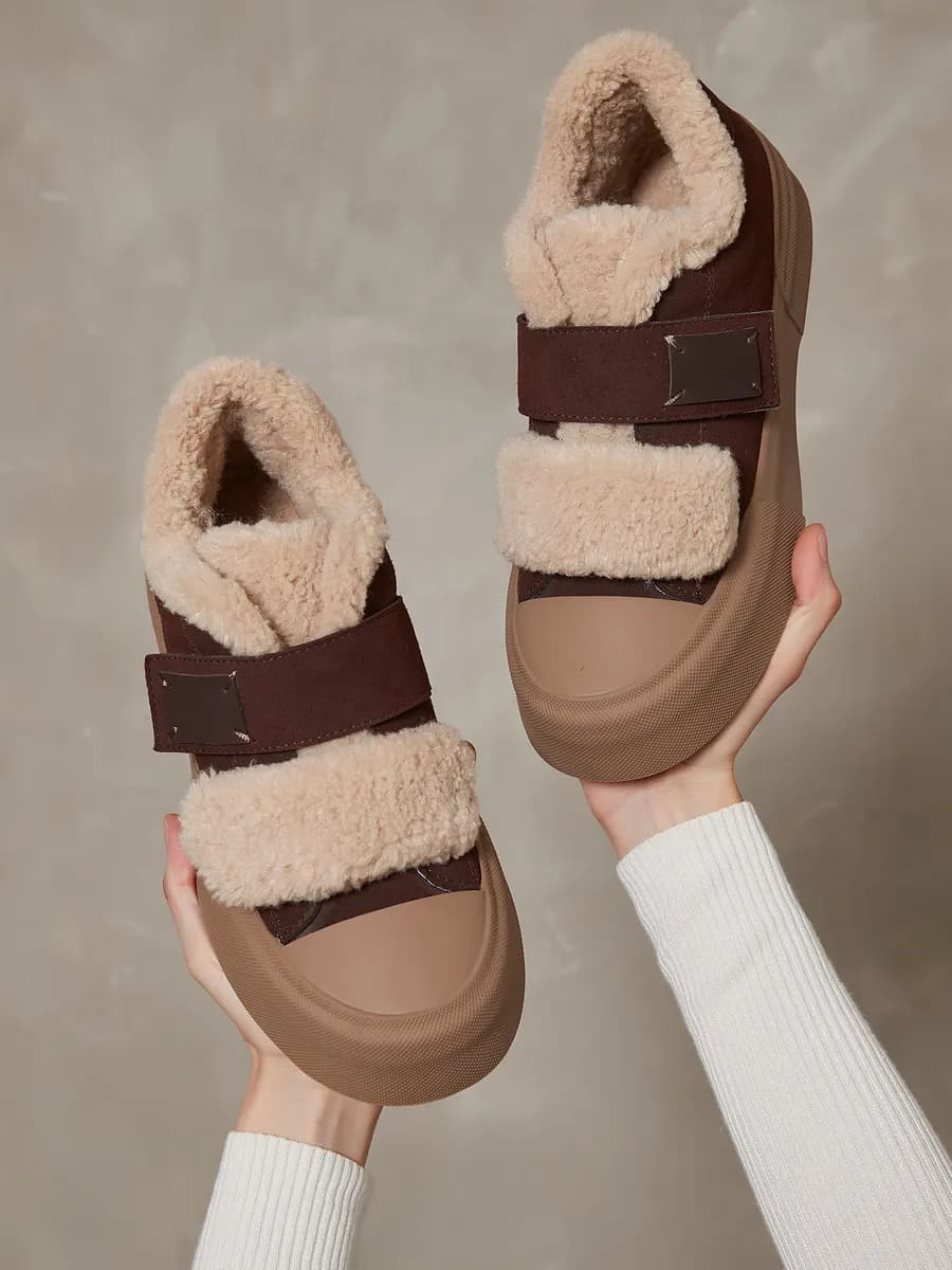 Кроссовки зимние натуральная замша