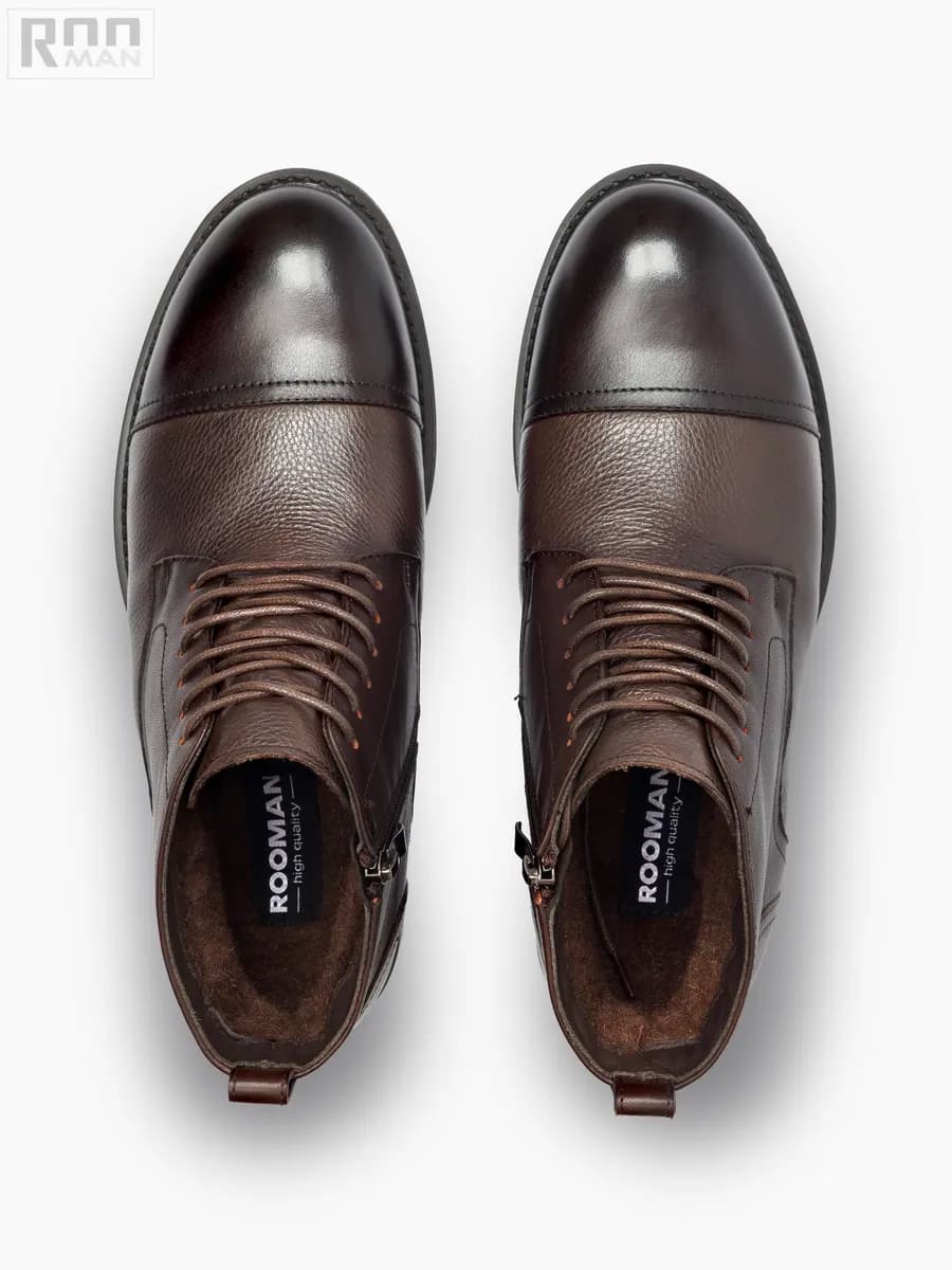 Ботинки зимние натуральная кожа и мех