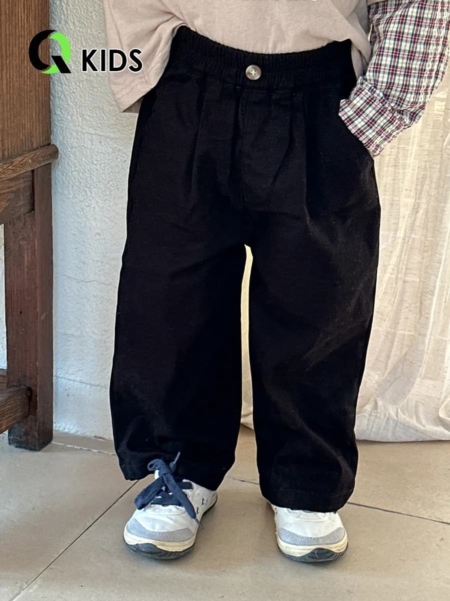 Детские хлопковые свободные повседневные брюки - фото 1
