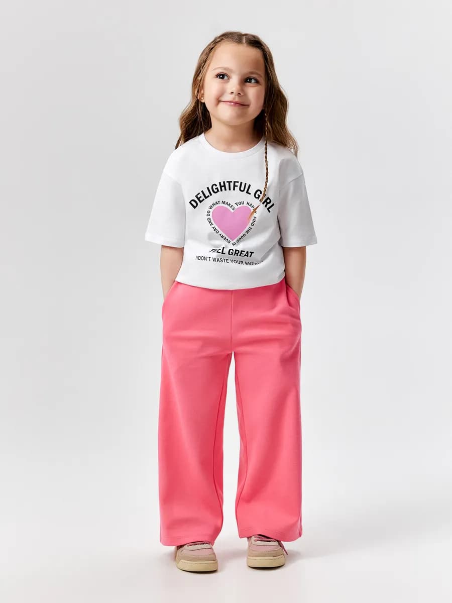 Брюки спортивные широкие спортивные на резинке