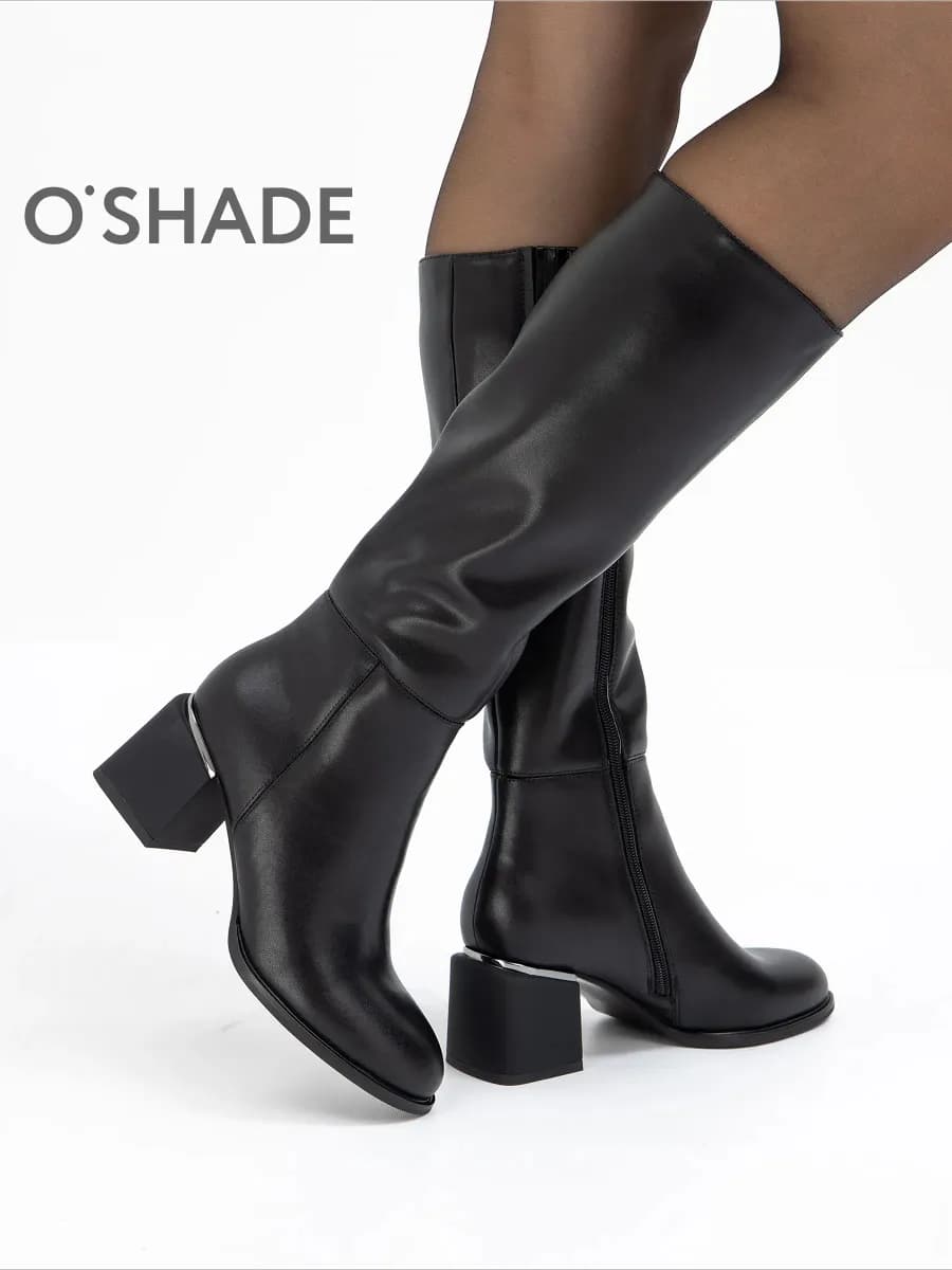 Сапоги женские демисезонные натуральная кожа