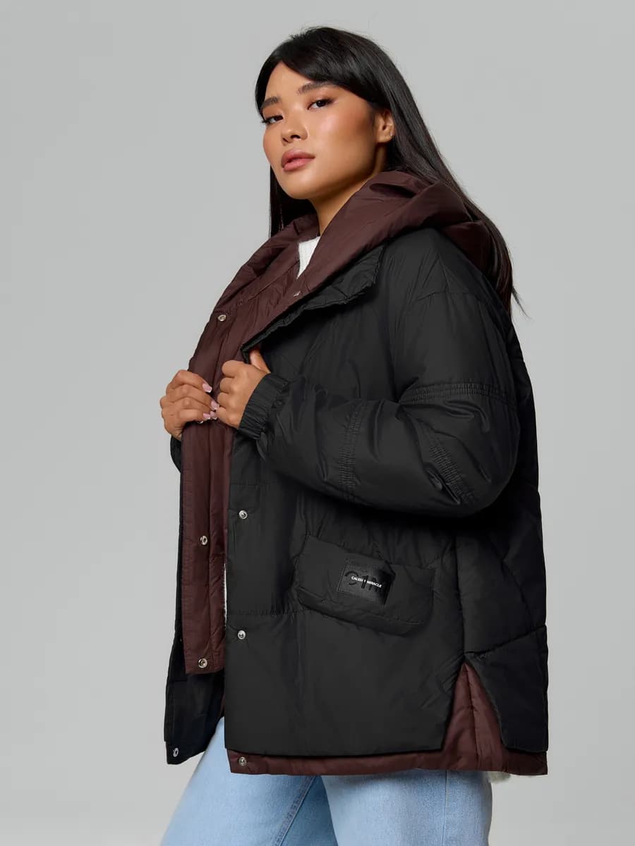 Куртка осенняя с капюшоном