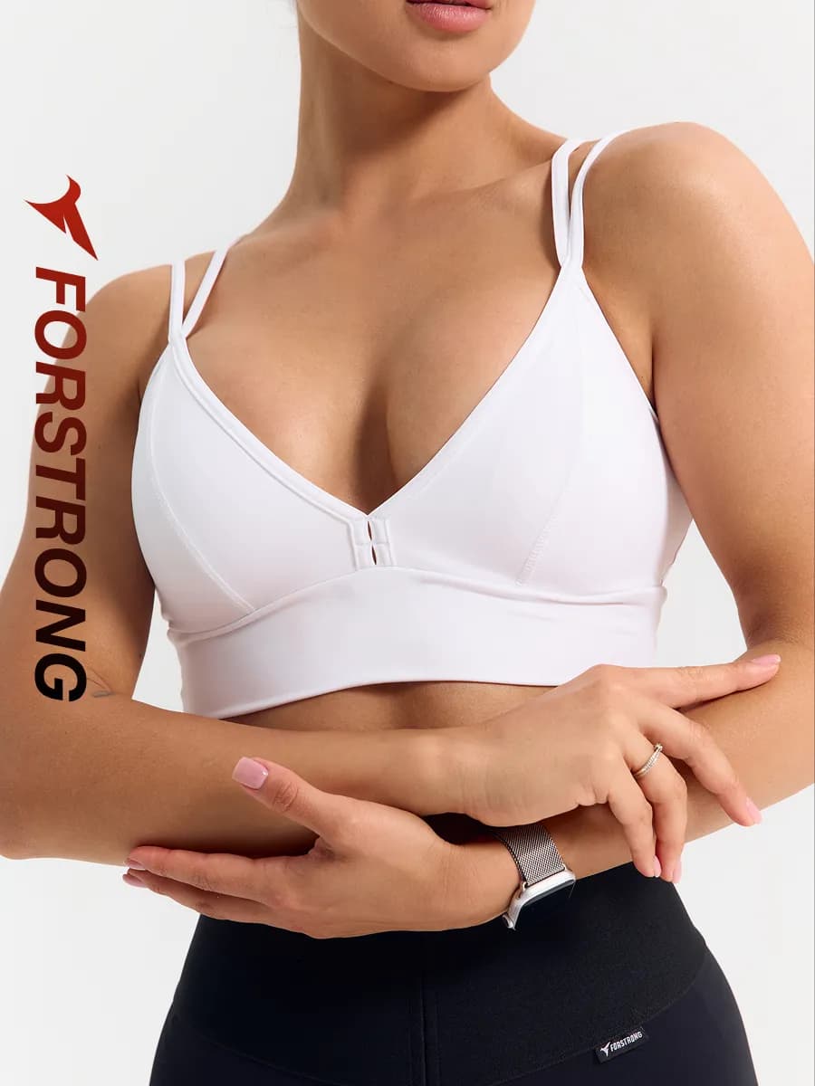 Топ бра спортивный для фитнеса с чашками