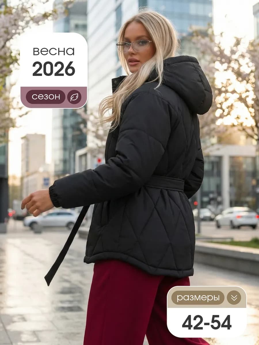 Куртка демисезонная с капюшоном еврозима