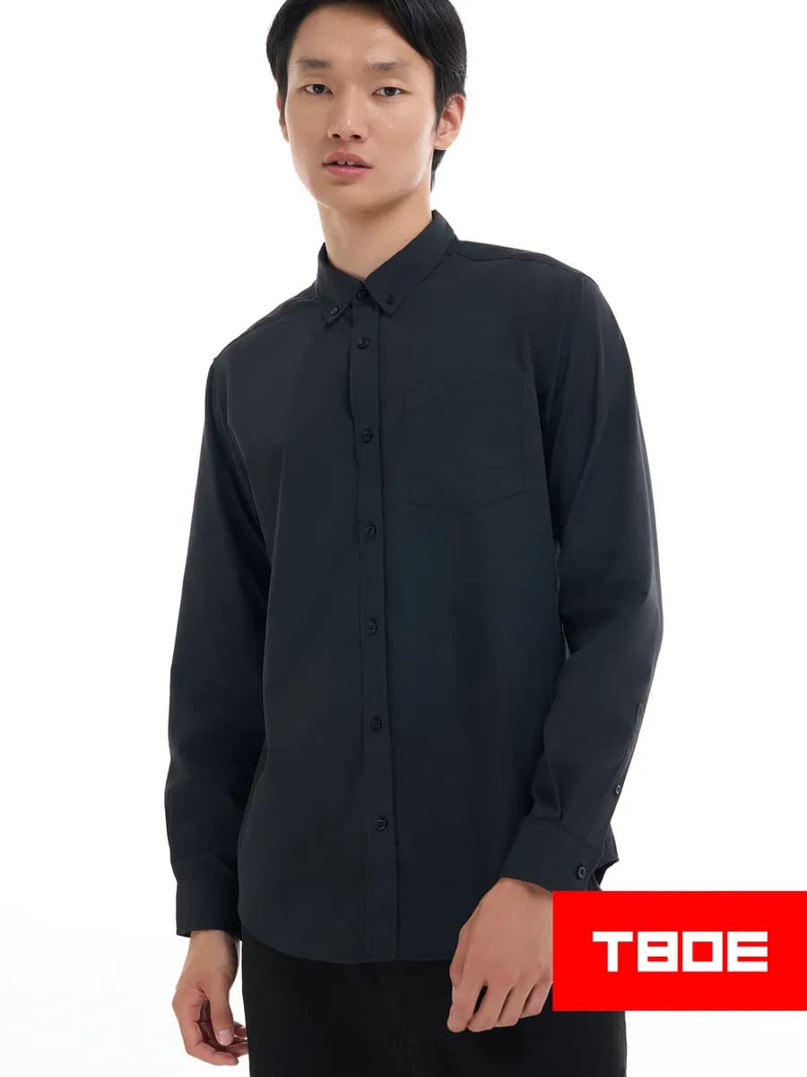 Классическая рубашка с длинным рукавом