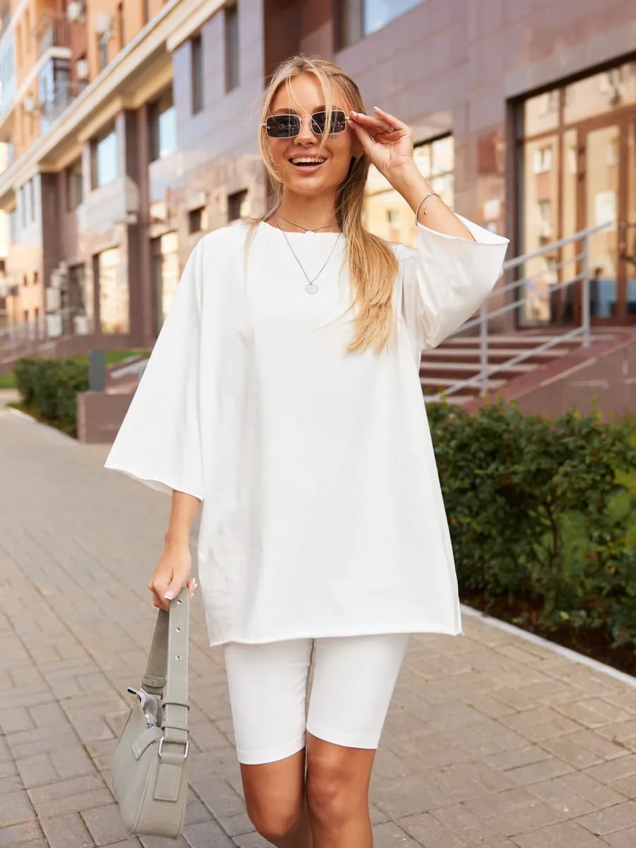 Костюм с велосипедками домашний