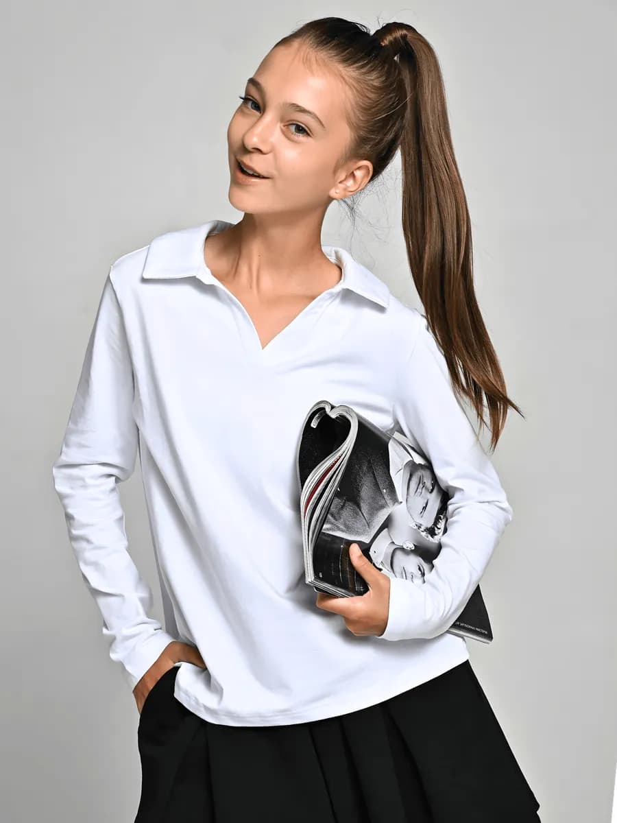Футболка поло школьная