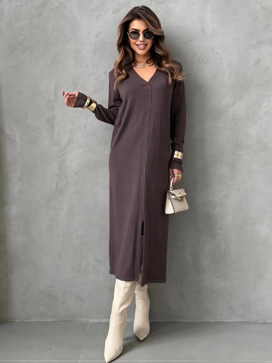 Платье осеннее трикотажное