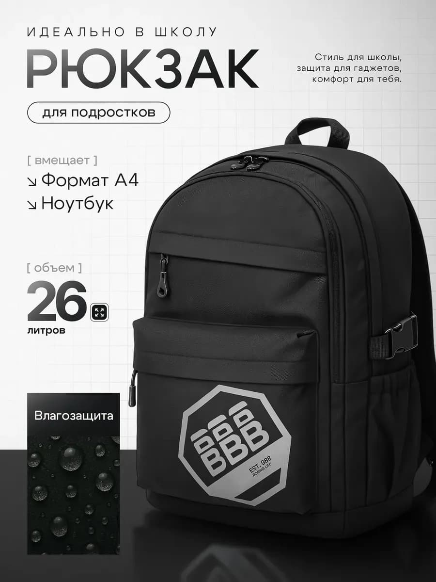 Школьный рюкзак подростковый