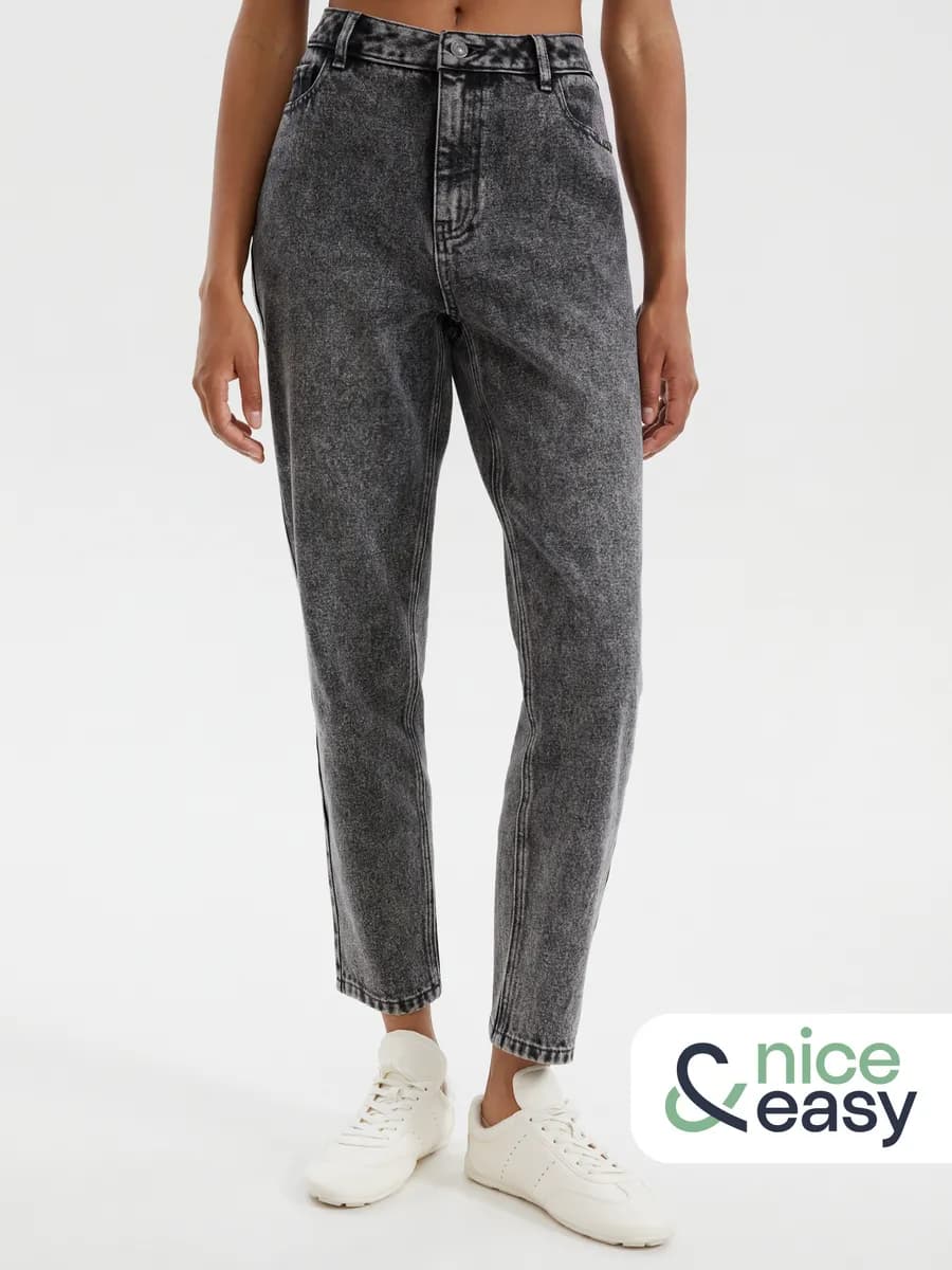 Женские джинсы Mom Fit высокой посадки