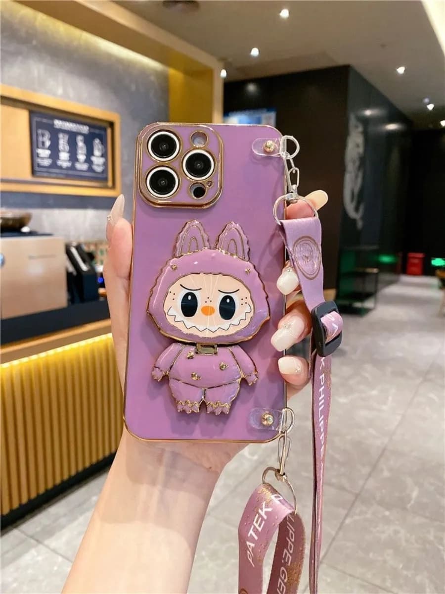 Новогодный подарок Лабубу держатель-аксесуар для телефона