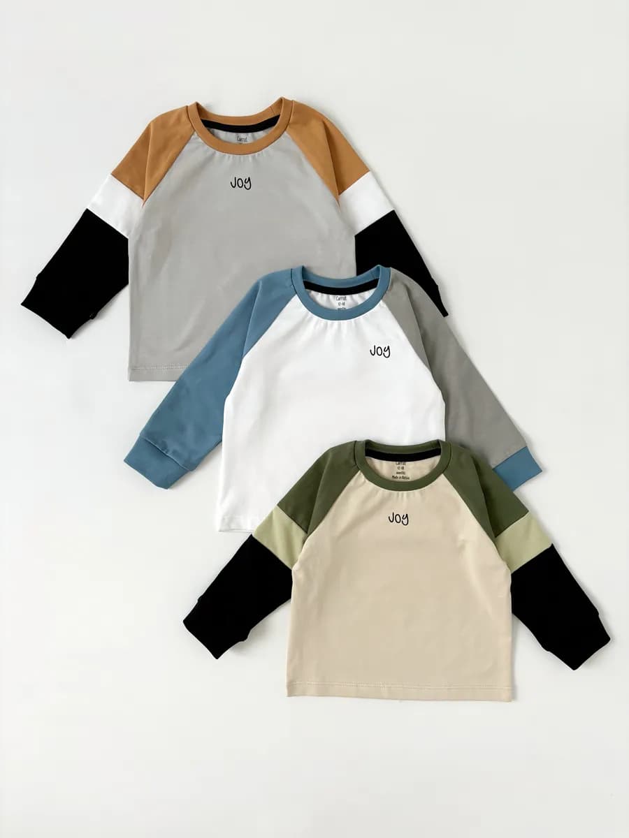 Лонгсливы детские комплект 3 шт