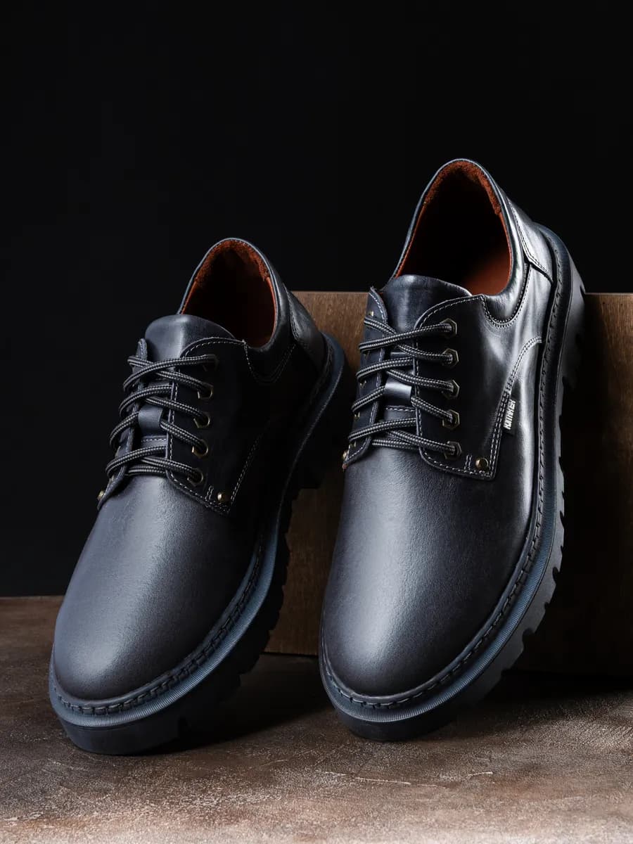 Полуботинки демисезонные из натуральной кожи