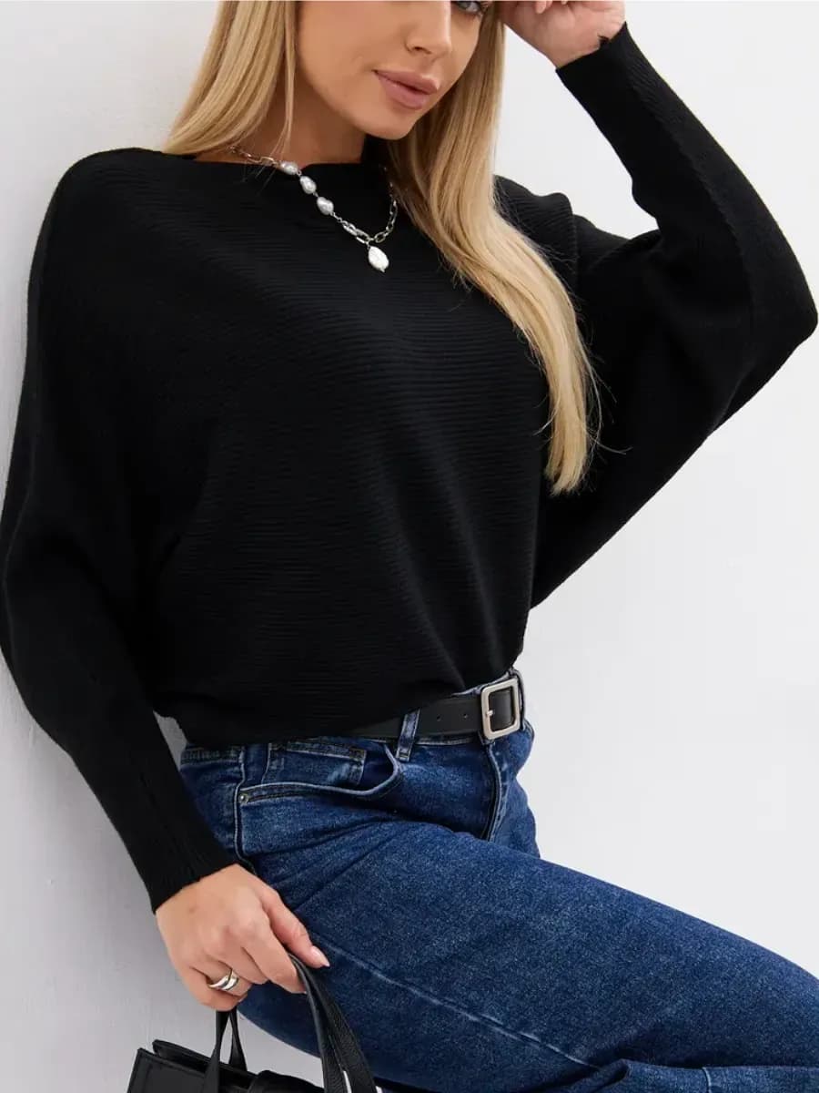 Молодежный джемпер летучая мышь - фото 1