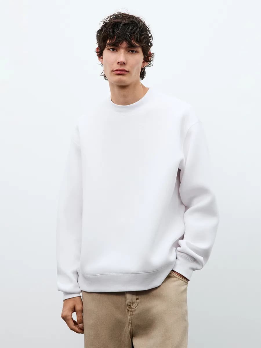 Свитшот из гладкого неопрена