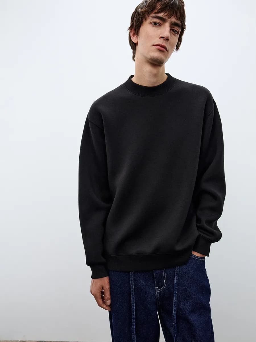 Свитшот из гладкого неопрена