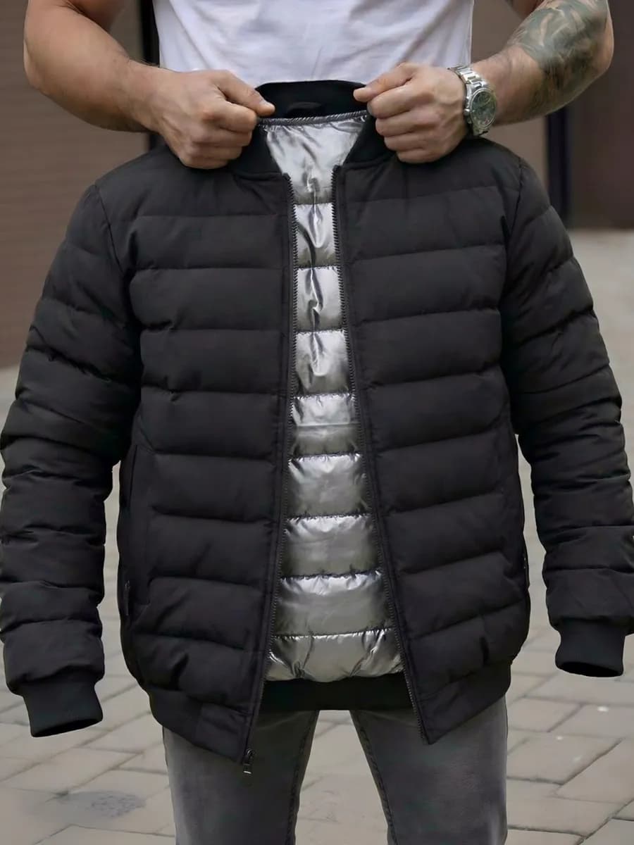 Куртка бомбер демисезонная короткая