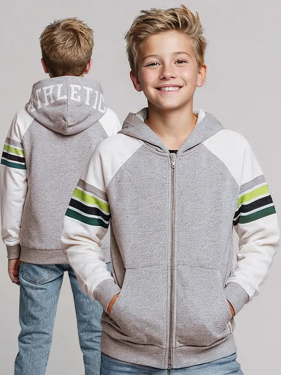 Толстовка на молнии с капюшоном