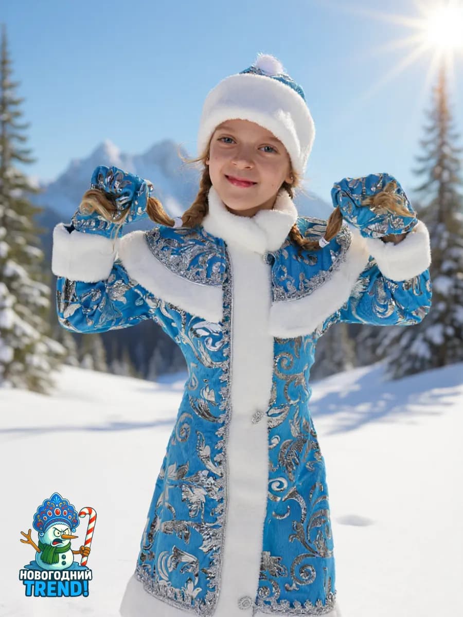 Детский костюм Снегурочки