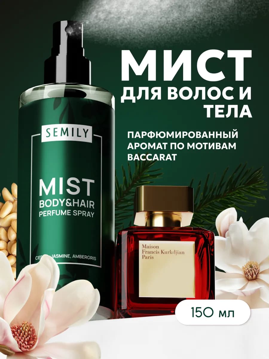 Спрей мист для волос и тела парфюмированный
