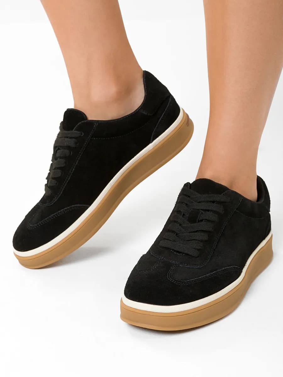 Кеды замшевые