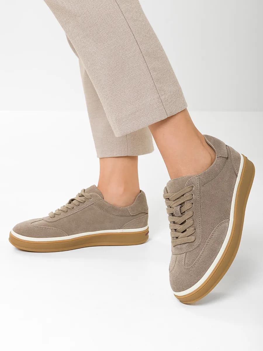 Кеды замшевые