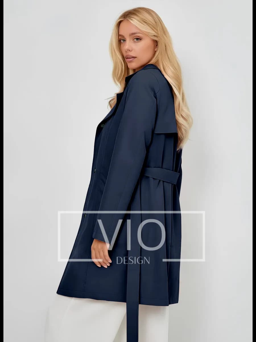 Плащ демисезонный укороченный