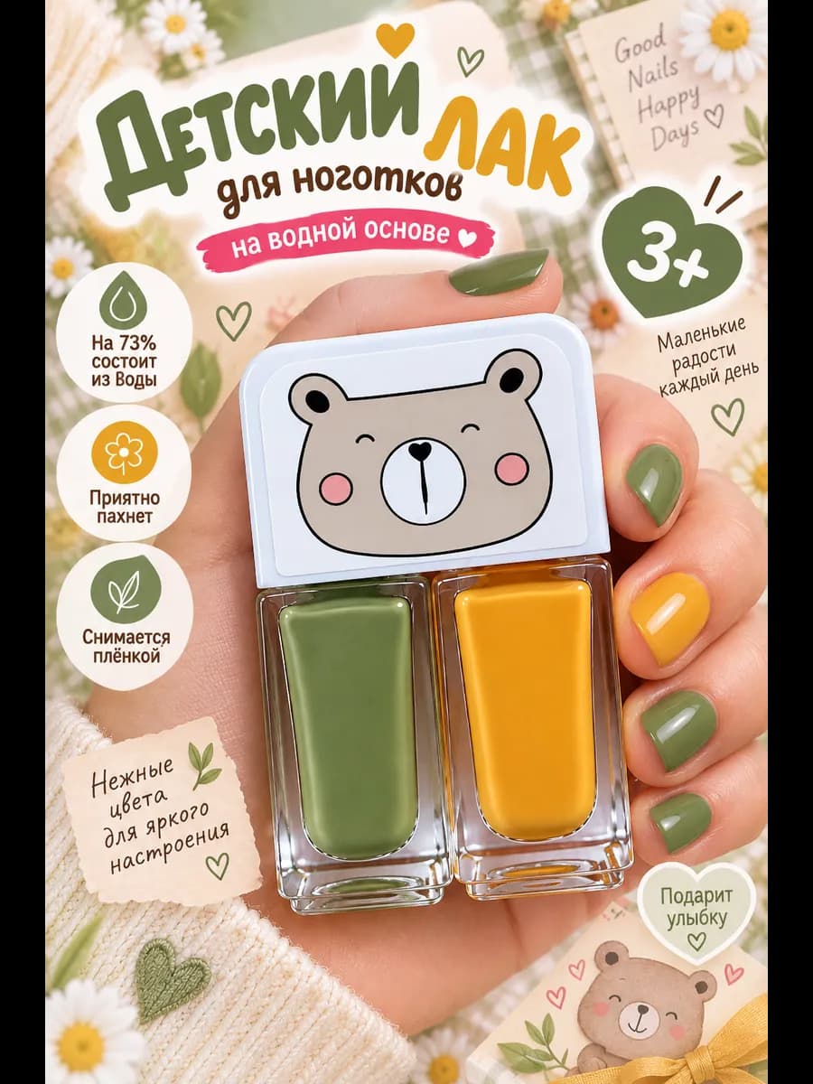 Лак для ногтей детский