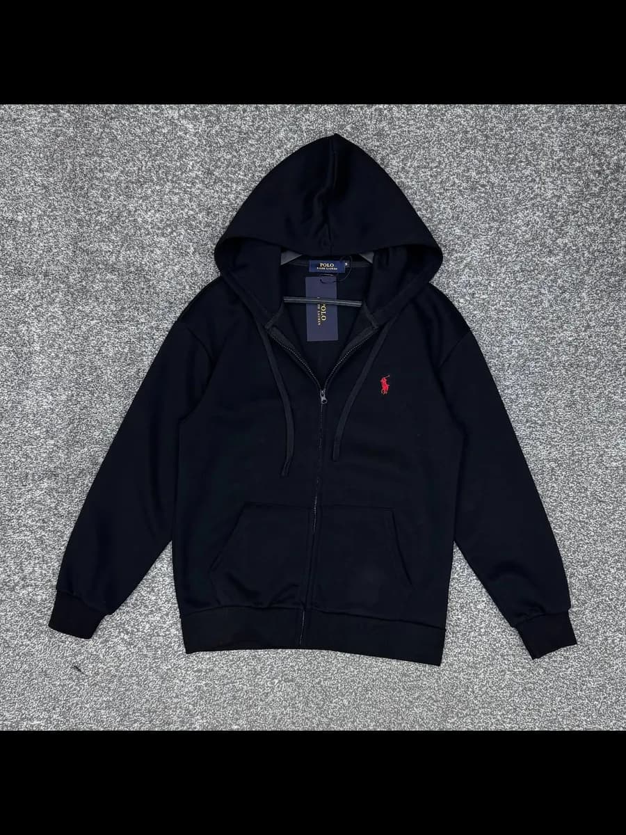 худи зип на молнии вышивка поло