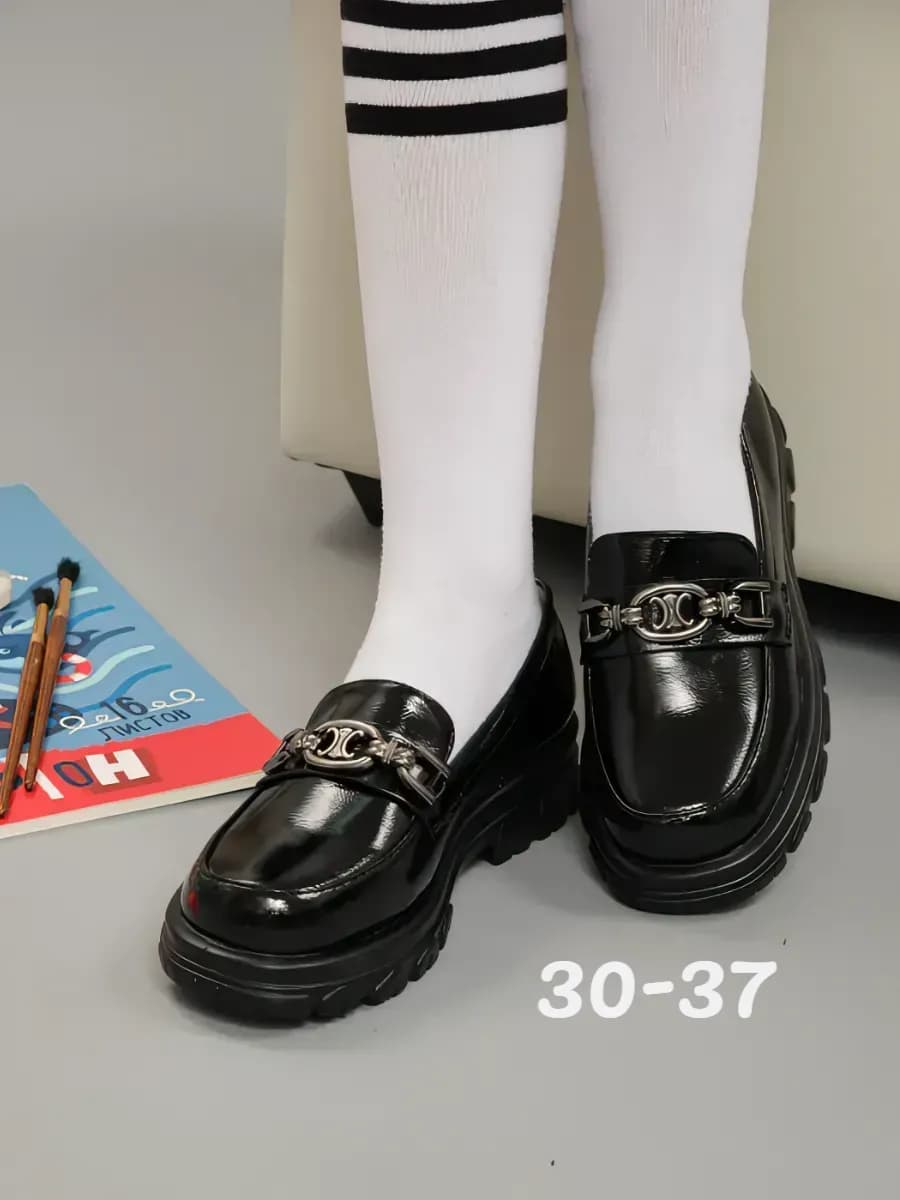 Школьные туфли мери джейн лолита на платформе