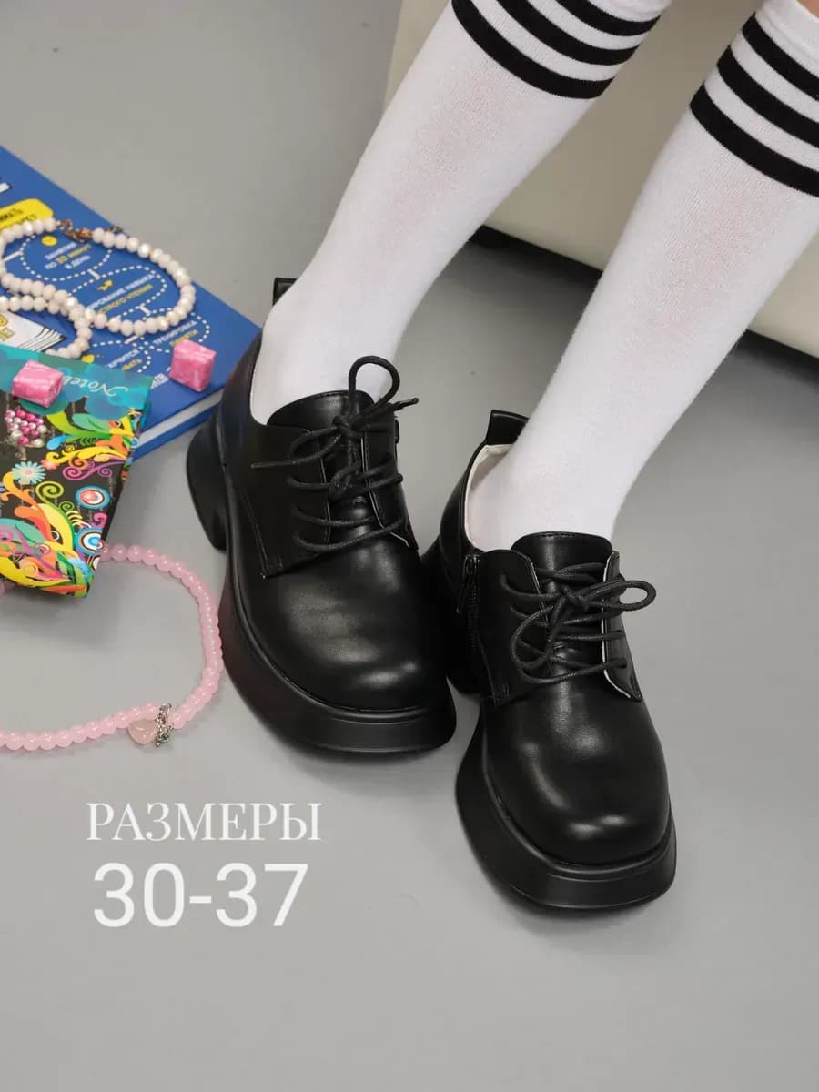 Школьные туфли мери джейн лолита на платформе