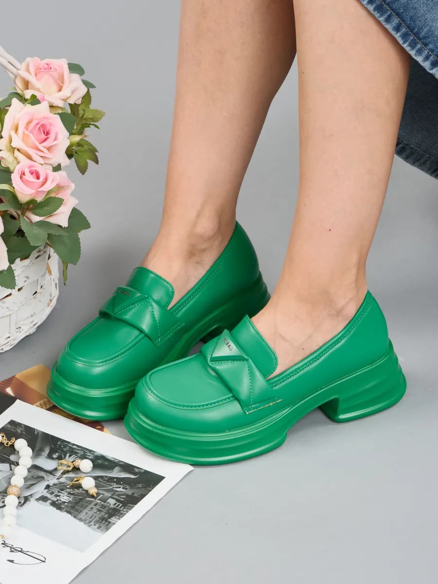 Школьные туфли мери джейн лоферы на платформе