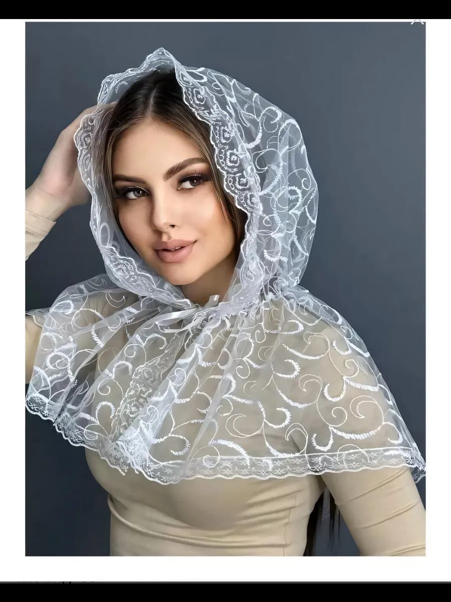 Церковный платок капор