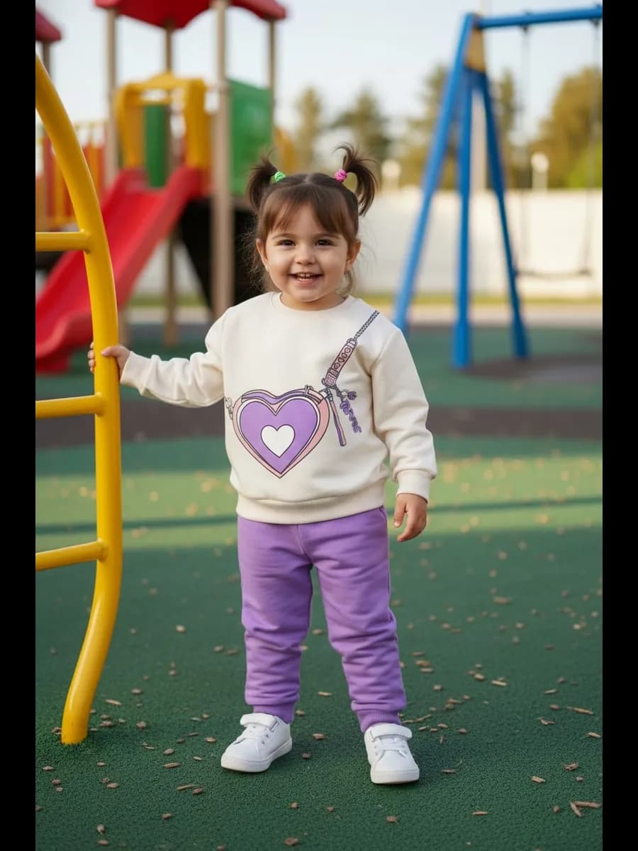 Детский костюм двойка свитшот с штанами на резинке