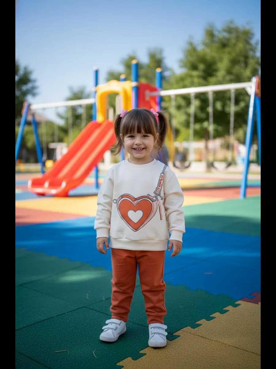 Детский костюм двойка свитшот с штанами на резинке