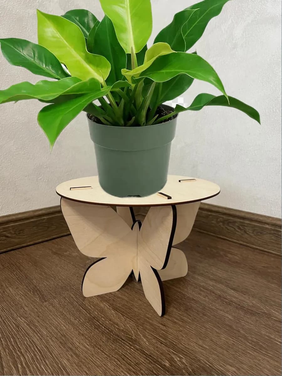 Подставка для цветов растений напольная на подоконник 25 см