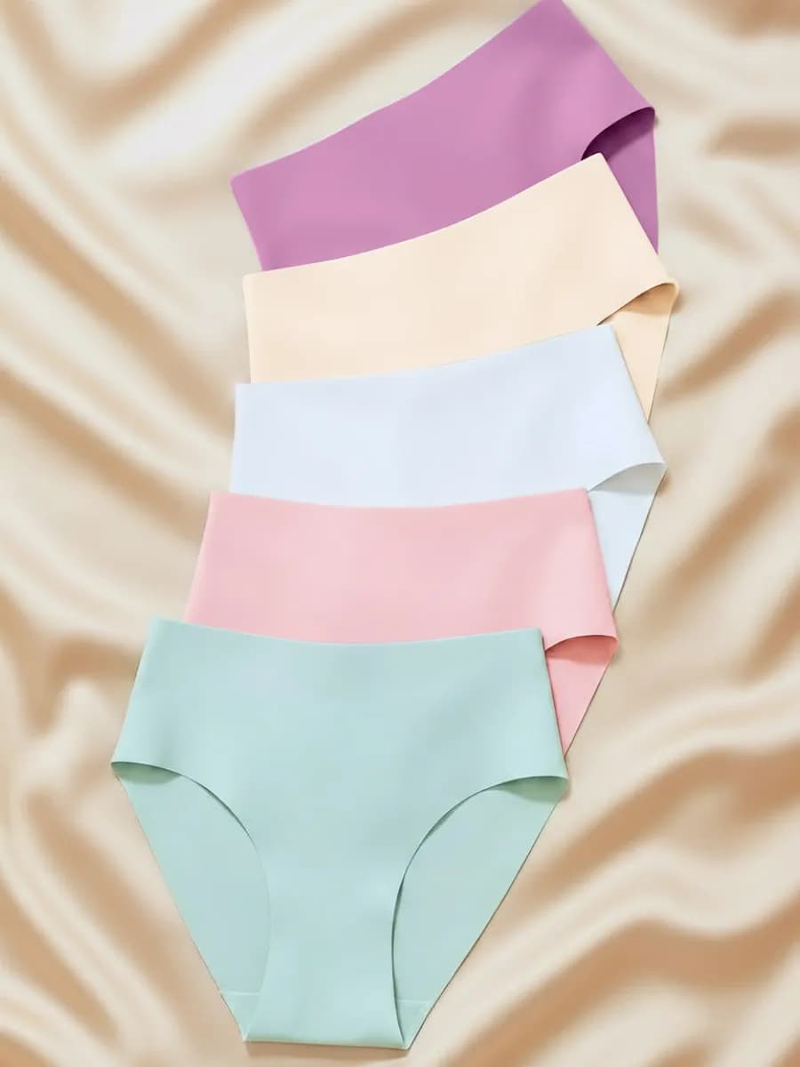 Трусы слипы бесшовные набор 5 шт