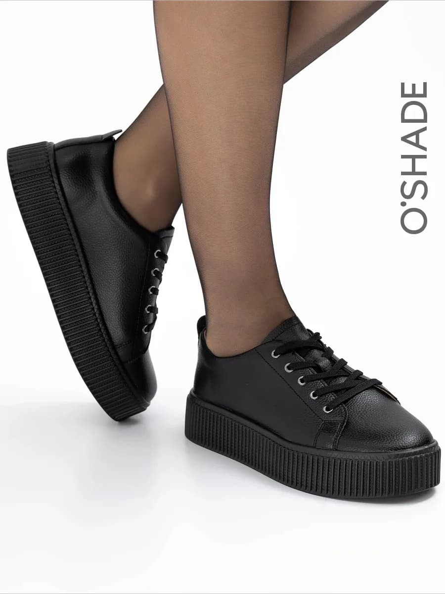 Кеды женские натуральная кожа - фото 1