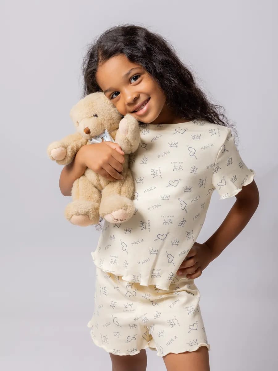 Пижама детская с шортами