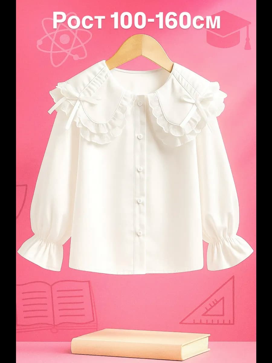 Блузка школьная для девочки