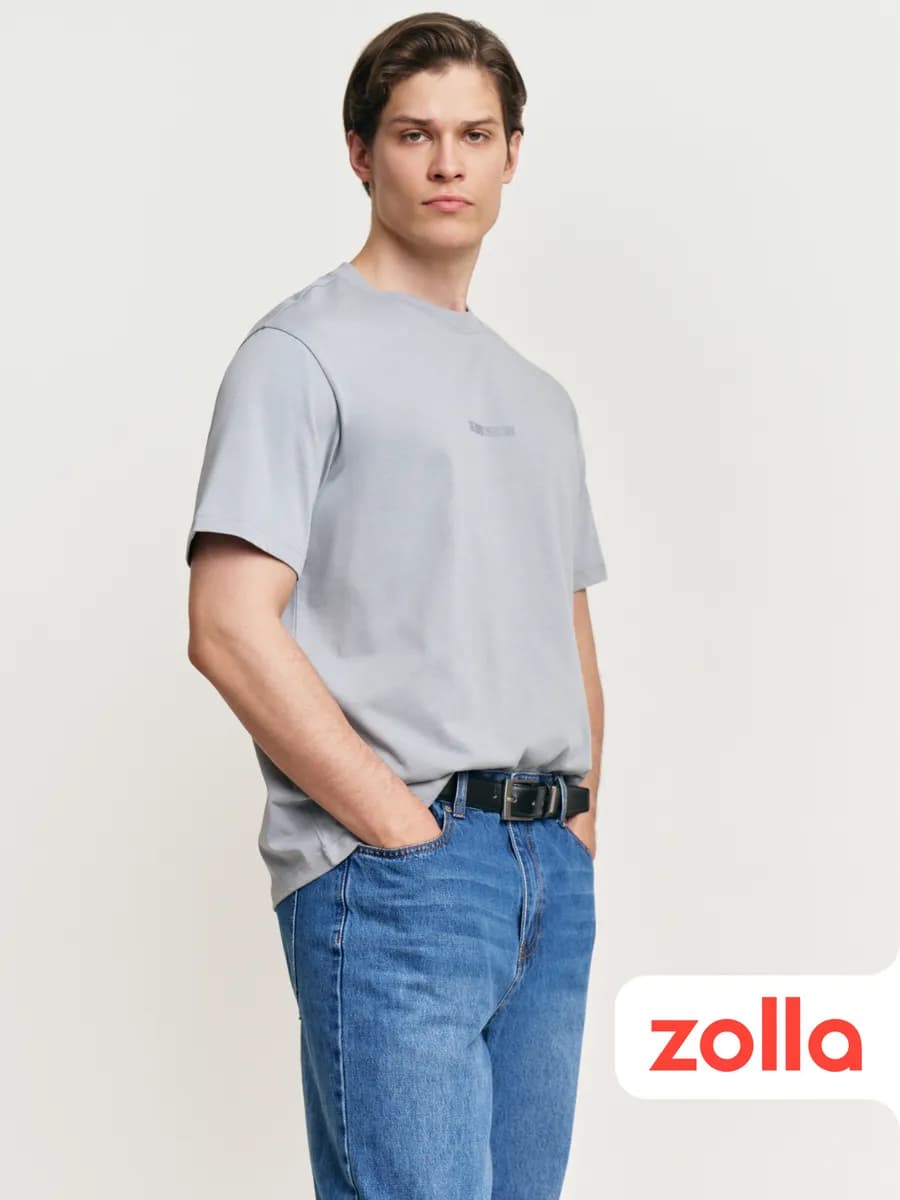 Мужская футболка из хлопка с надписью