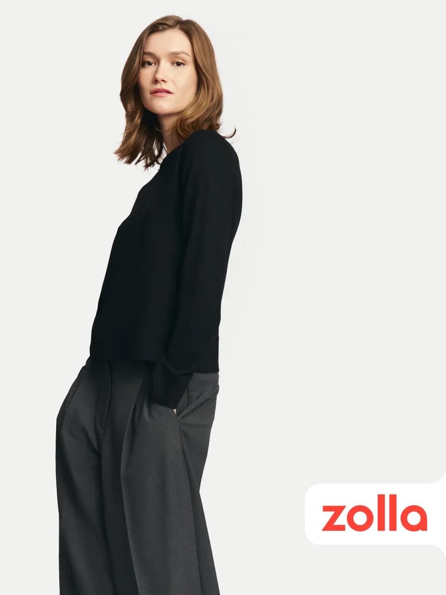 Женский джемпер из вязаного трикотажа