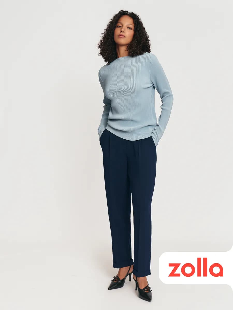 Женские брюки на резинке со стрелками