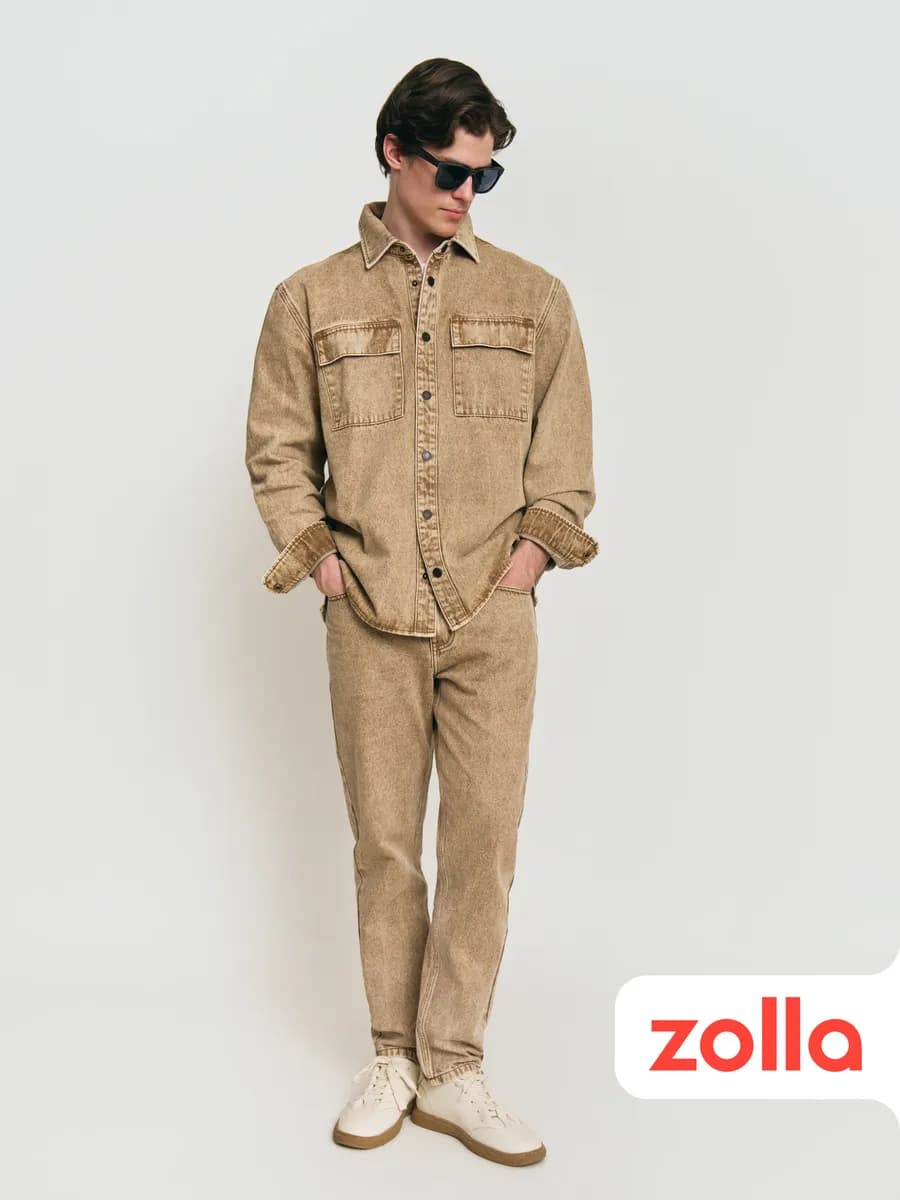 Мужские джинсы Carrot из хлопка