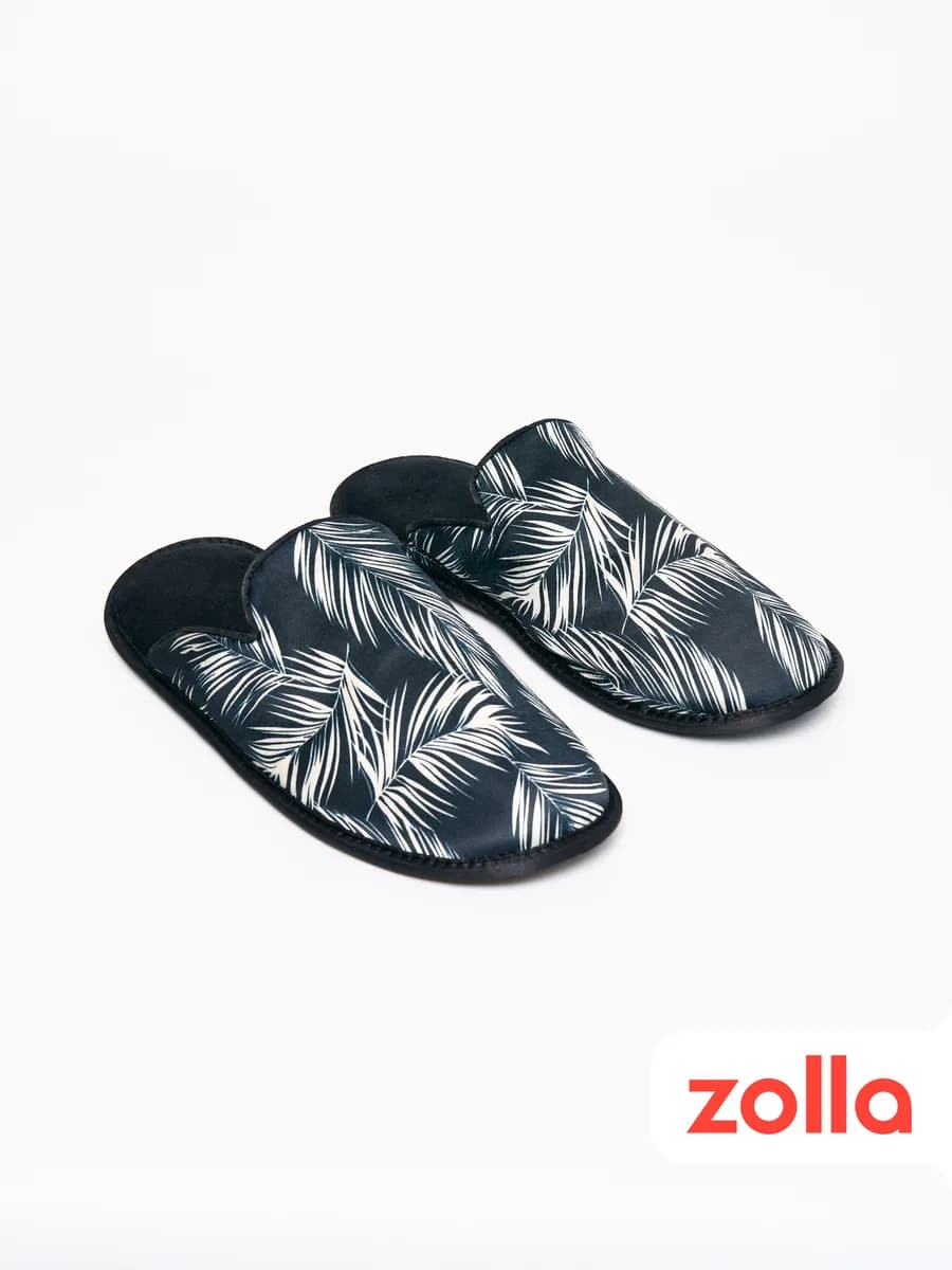 Женские домашние тапочки с принтом