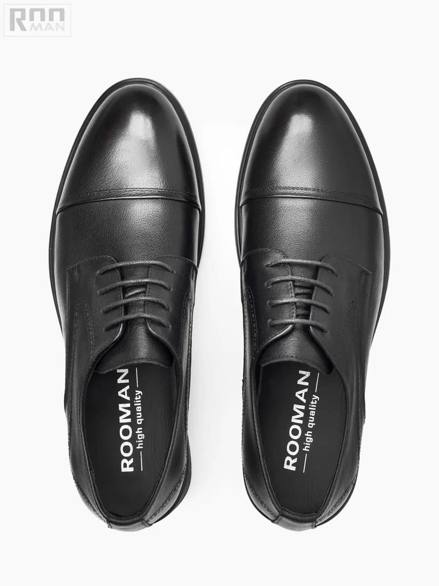 Туфли кожаные на шнуровке