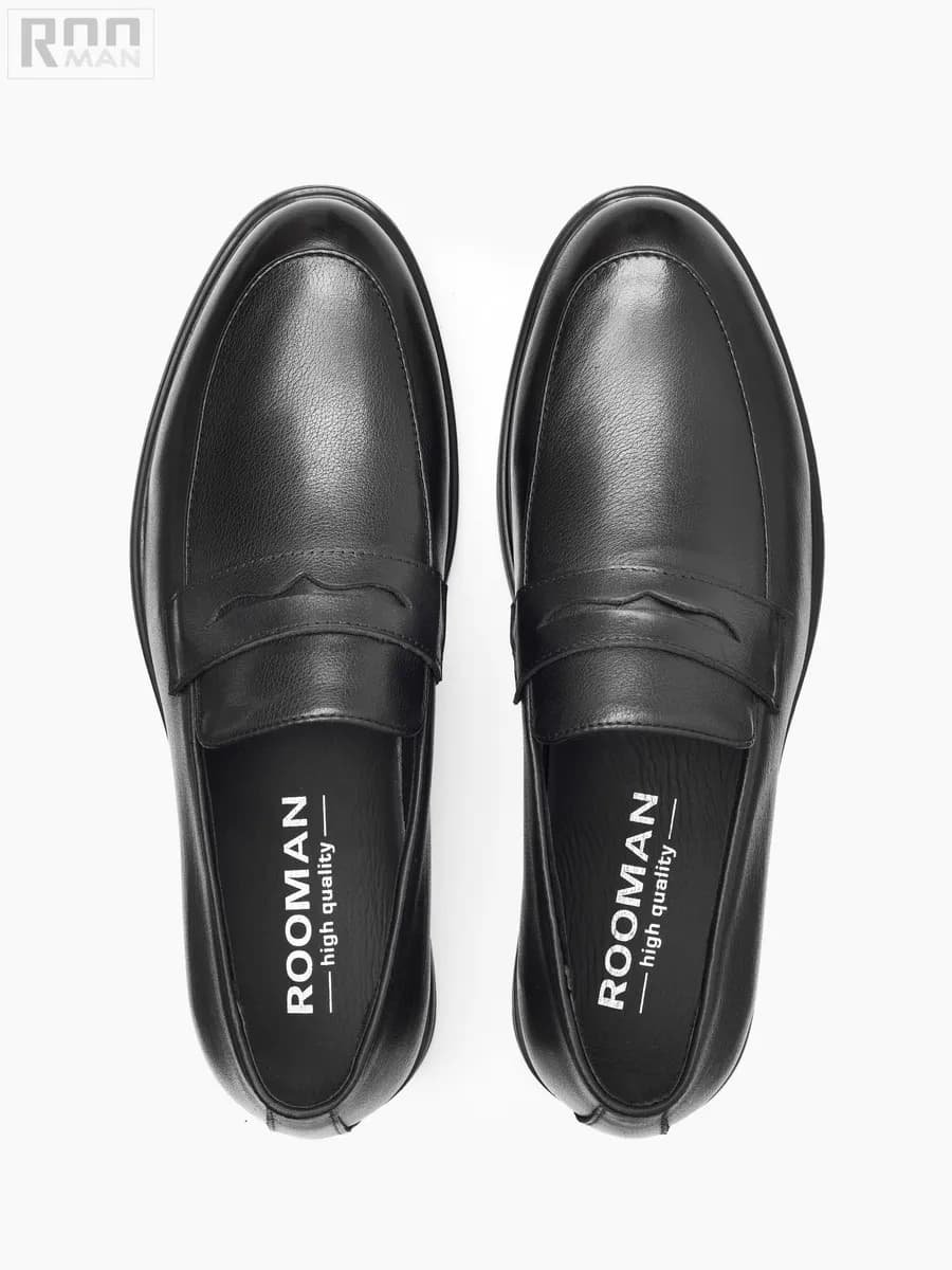 Лоферы кожаные из натуральных материалов