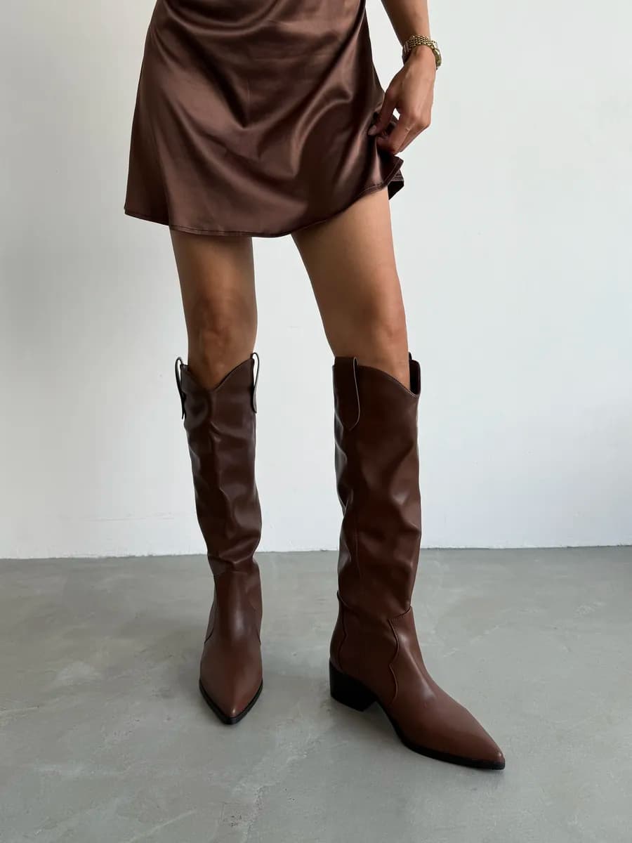 Сапоги казаки демисезонные