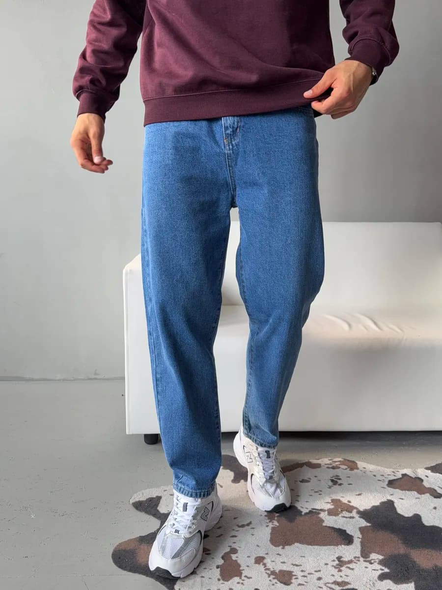 Джинсы мужские бананы